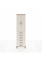 Arges Dolap 2 Raflı 6 Çekmeceli Tek Askılı 60x30x221 - S29M109V7A