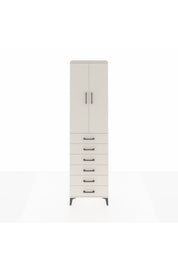 Arges Dolap 3 Raflı 6 Çekmeceli 2 Kapaklı 60x30x221 - S29M110V1A
