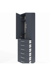 Arges Dolap 3 Raflı 6 Çekmeceli 2 Kapaklı 60x30x221 - S29M110V5A
