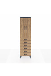 Arges Dolap 3 Raflı 6 Çekmeceli 2 Kapaklı 60x30x221 - S29M110V6A