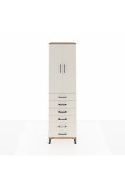 Arges Dolap 3 Raflı 6 Çekmeceli 2 Kapaklı 60x30x221 - S29M110V7A