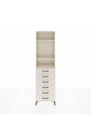 Arges Dolap 3 Raflı 6 Çekmeceli 60x30x221 - S29M111V1A