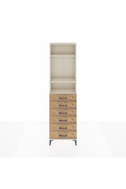 Arges Dolap 3 Raflı 6 Çekmeceli 60x30x221 - S29M111V3A