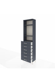 Arges Dolap 3 Raflı 6 Çekmeceli 60x30x221 - S29M111V5A