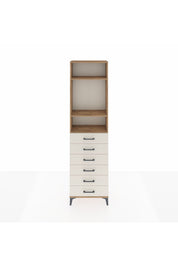 Arges Dolap 3 Raflı 6 Çekmeceli 60x30x221 - S29M111V7A
