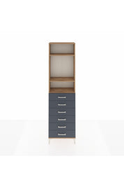 Arges Dolap 3 Raflı 6 Çekmeceli 60x30x221 - S29M111V8A