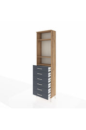 Arges Dolap 3 Raflı 6 Çekmeceli 60x30x221 - S29M111V8A