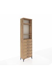 Arges Dolap 3 Raflı 6 Çekmeceli 60x30x221 - S29M111V9A