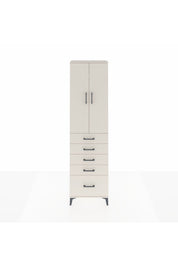 Arges Dolap 2 Raflı 5 Çekmeceli Tek Askılı 60x30x221 - S29M112V1A