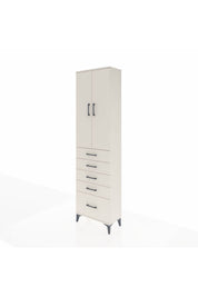 Arges Dolap 2 Raflı 5 Çekmeceli Tek Askılı 60x30x221 - S29M112V1A