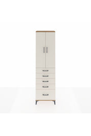 Arges Dolap 2 Raflı 5 Çekmeceli Tek Askılı 60x30x221 - S29M112V7A