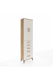 Arges Dolap 2 Raflı 5 Çekmeceli Tek Askılı 60x30x221 - S29M112V7A