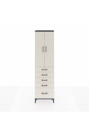 Arges Dolap 3 Raflı 5 Çekmeceli 2 Kapaklı 60x30x221 - S29M113V4A
