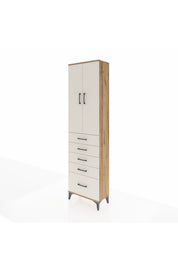 Arges Dolap 3 Raflı 5 Çekmeceli 2 Kapaklı 60x30x221 - S29M113V7A