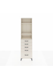 Arges Dolap 3 Raflı 5 Çekmeceli 60x30x221 - S29M114V1A