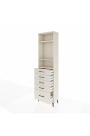 Arges Dolap 3 Raflı 5 Çekmeceli 60x30x221 - S29M114V1A