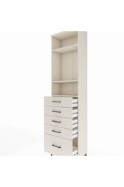 Arges Dolap 3 Raflı 5 Çekmeceli 60x30x221 - S29M114V1A