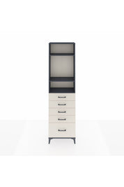 Arges Dolap 3 Raflı 5 Çekmeceli 60x30x221 - S29M114V4A