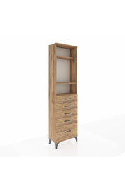 Arges Dolap 3 Raflı 5 Çekmeceli 60x30x221 - S29M114V9A