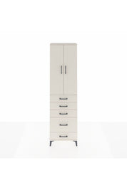 Arges Dolap 3 Raflı 5 Çekmeceli 2 Kapaklı 60x30x221 - S29M116V1A
