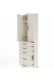 Arges Dolap 3 Raflı 5 Çekmeceli 2 Kapaklı 60x30x221 - S29M116V1A