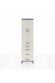 Arges Dolap 3 Raflı 5 Çekmeceli 2 Kapaklı 60x30x221 - S29M116V4A