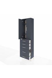 Arges Dolap 3 Raflı 5 Çekmeceli 2 Kapaklı 60x30x221 - S29M116V5A