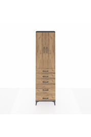 Arges Dolap 3 Raflı 5 Çekmeceli 2 Kapaklı 60x30x221 - S29M116V6A