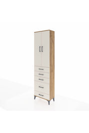 Arges Dolap 3 Raflı 5 Çekmeceli 2 Kapaklı 60x30x221 - S29M116V7A