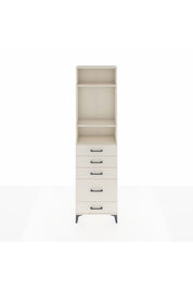 Arges Dolap 3 Raflı 5 Çekmeceli 60x30x221 - S29M117V1A