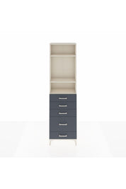 Arges Dolap 3 Raflı 5 Çekmeceli 60x30x221 - S29M117V2A
