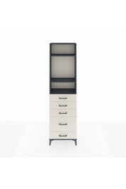 Arges Dolap 3 Raflı 5 Çekmeceli 60x30x221 - S29M117V4A