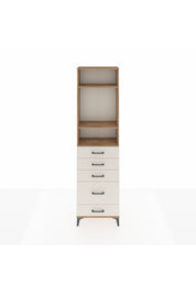 Arges Dolap 3 Raflı 5 Çekmeceli 60x30x221 - S29M117V7A