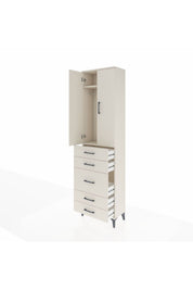 Arges Dolap 2 Raflı 5 Çekmeceli Tek Askılı 60x30x221 - S29M118V1A