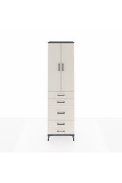 Arges Dolap 2 Raflı 5 Çekmeceli Tek Askılı 60x30x221 - S29M118V4A