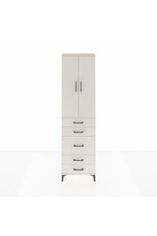 Arges Dolap 3 Raflı 5 Çekmeceli 2 Kapaklı 60x30x221 - S29M119V1A