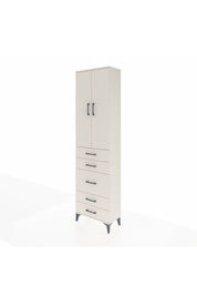 Arges Dolap 3 Raflı 5 Çekmeceli 2 Kapaklı 60x30x221 - S29M119V1A