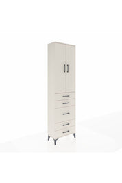 Arges Dolap 3 Raflı 5 Çekmeceli 2 Kapaklı 60x30x221 - S29M119V1A
