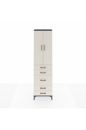 Arges Dolap 3 Raflı 5 Çekmeceli 2 Kapaklı 60x30x221 - S29M119V4A