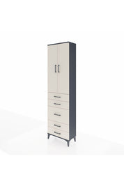 Arges Dolap 3 Raflı 5 Çekmeceli 2 Kapaklı 60x30x221 - S29M119V4A