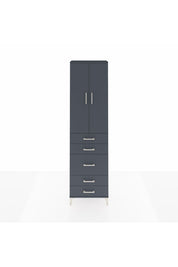 Arges Dolap 3 Raflı 5 Çekmeceli 2 Kapaklı 60x30x221 - S29M119V5A