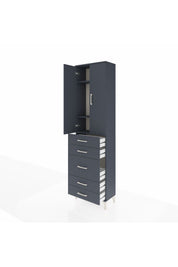 Arges Dolap 3 Raflı 5 Çekmeceli 2 Kapaklı 60x30x221 - S29M119V5A