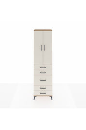Arges Dolap 3 Raflı 5 Çekmeceli 2 Kapaklı 60x30x221 - S29M119V7A