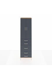 Arges Dolap 3 Raflı 5 Çekmeceli 2 Kapaklı 60x30x221 - S29M119V8A