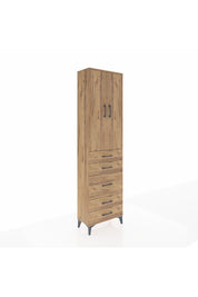 Arges Dolap 3 Raflı 5 Çekmeceli 2 Kapaklı 60x30x221 - S29M119V9A
