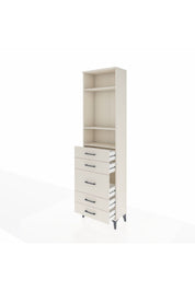 Arges Dolap 3 Raflı 5 Çekmeceli 60x30x221 - S29M120V1A