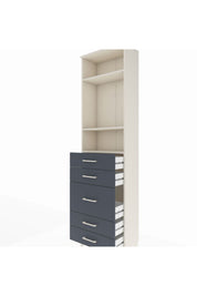 Arges Dolap 3 Raflı 5 Çekmeceli 60x30x221 - S29M120V2A