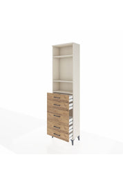 Arges Dolap 3 Raflı 5 Çekmeceli 60x30x221 - S29M120V3A