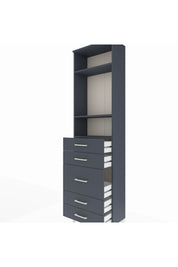 Arges Dolap 3 Raflı 5 Çekmeceli 60x30x221 - S29M120V5A