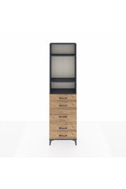 Arges Dolap 3 Raflı 5 Çekmeceli 60x30x221 - S29M120V6A